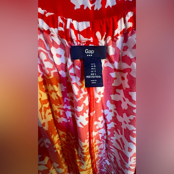 Gap red floral maxi dress - Picture 4 of 4